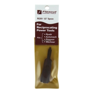 Lingura Power Gouge pentru sculptura/cioplire lemn, fara maner, Flexcut - Img 3