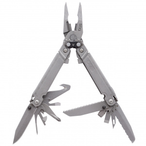 Multitool SOG PowerAccess Assist Stone, 21 functii, otel 5Cr15MoV, deschidere asistata