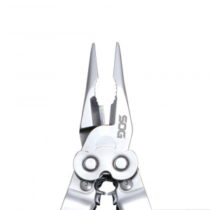 Multitool SOG PowerLock V-Cutter cu husa din nylon, 18 functii, otel inoxidabil 420, Compound Leverage - Img 3
