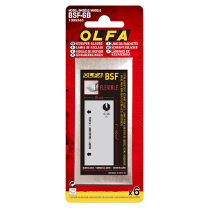Set 6 lame flexibile razuitor 100 mm OLFA BSF-6B - Img 2