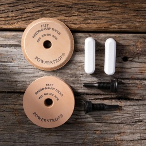 Set DELUXE cu dispozitiv din piele de lustruire a lamei cutitului, Flexcut - Img 4