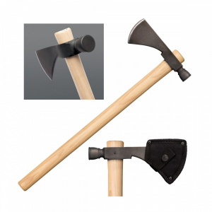 Tomahawk Cold Steel Pipe Hawk CS-90PHH cu cap din otel carbon 1055
