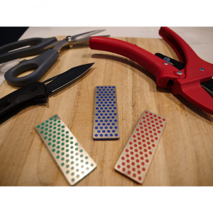 W7EFC Set 3 pietre de ascutit de buzunar, diamantate, mini Whetstone, DMT - Img 3