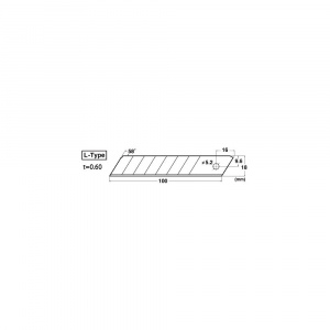 BL-151 Set 5 lame cutter segmentate groase de tip L-18mm, NT Cutter - Img 3