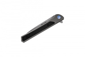 Briceag de buzunar Buck Cavalier 0264GYS-B, otel 7Cr, maner titan si fibra de carbon - Img 3