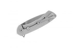 Briceag de buzunar Buck Onset 0040BKS-B, otel S45VN, maner G10 negru si cadru titan, Frame Lock - Img 5
