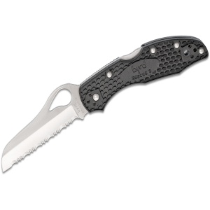 Briceag Meadowlark™ 2 Rescue FRN Black, Spyderco