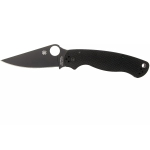 Briceag Para Military™ 2 G-10 negru / lama neagra, Spyderco