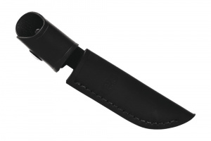 Cutit de vanatoare Buck 102 Woodsman 0102BKS-B, lama 10.2 cm, otel 420HC, maner Phenolic, teaca piele - Img 3