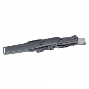 Cutit Fallkniven A1xb Black Survival Knife Lam. CoS Tungsten Carbide Coating Lama 160 mm - Img 3