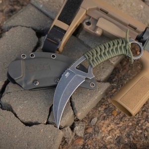 Cutit outdoor SOG Gambit XL, otel inoxidabil 7Cr17MoV, lama 102 mm - Img 7