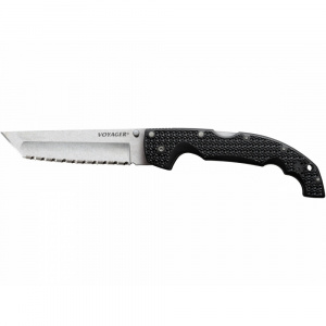 Cutit pliabil Cold Steel Voyager XL Tanto AUS10A Plain Edge / Serrated Edge - Img 6