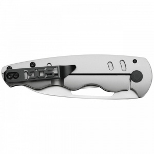 Cutit pliabil SOG Escape FL 14-52-01-57, lama Drop Point 8Cr13MoV, Frame Lock, maner din otel inoxidabil, EDC Rescue Folder - Img 3
