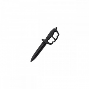 Cutit tactic Cold Steel Chaos Double Edge CS-80NTP cu lama din otel carbon SK-5 si teaca Secure-Ex - Img 3