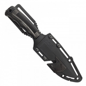 Cutit tactic SOG SEAL Strike Black TiNi, otel AUS-8, lama partial zimtata 125 mm - Img 11
