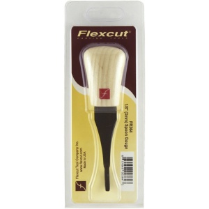 Dalta de mana cu varf curbat pentru sculptura/cioplire lemn cu maner fix, Flexcut - Img 6