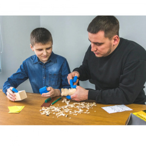 DIY05 - Kit de sculptat urs - Kit complet pentru începători, adulți, adolescenți și copii, BeaverCraft - Img 3