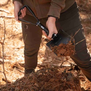 Lopata pliabila SOG XL Entrenching Tool, otel carbon, lungime 590 mm - Img 8