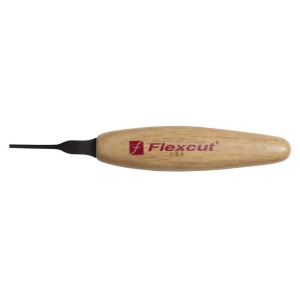 Micro dalta adanca cu varf in V la 60° pentru sculptura in lemn, Flexcut - Img 2