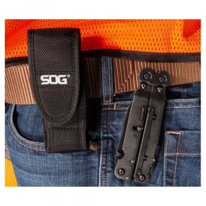 Multitool SOG PowerAssist Black Oxide cu husa din nylon, 16 functii, Compound Leverage, deschidere asistata S.A.T. - Img 12