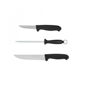 Set cutite de macelarit si masat rotund profesional, Morakniv - Img 1