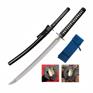 Wakizashi Cold Steel Warrior Series Long Handle cu lamă din oțel carbon 1055 – CS-88BWWK
