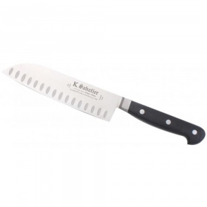 1110SA20APOA Cutit de gatit oriental, lungime 17cm, cu buzunare de aer, Sabatier Authentique