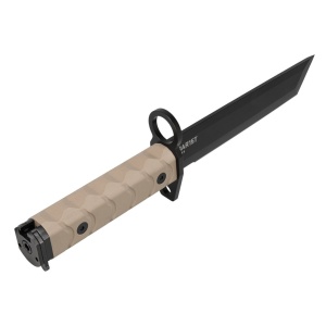 Baioneta tactica SOG BAR15T Tanto Bayonet FDE, otel AUS-8, lama 180 mm - Img 3