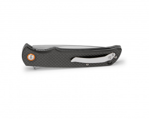 Briceag de buzunar Buck Haxby 0259CFS-B, otel 7Cr, maner fibra de carbon G10, flipper - Img 6