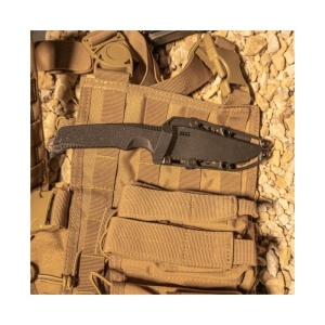 Cutit lama fixa SOG Trident FX - Blackout - Img 9
