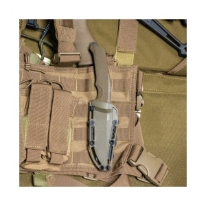 Cutit lama fixa SOG Trident FX - Serrated - FDE - Img 10