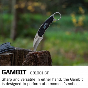 GB1001-CP Cutit lama fixa GAMBIT, SOG - Img 10