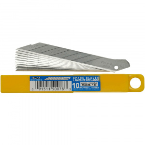 SAB-10 Set 10 lame segmentate inox 9 mm, Olfa - Img 2