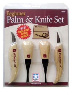 Set dalti de mana si cutite de sculptura pentru incepatori KN600E, Flexcut - Img 2