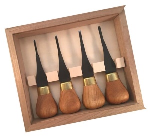 Set Mini Premium 4 dalti pentru sculptura in lemn FRP604, Flexcut
