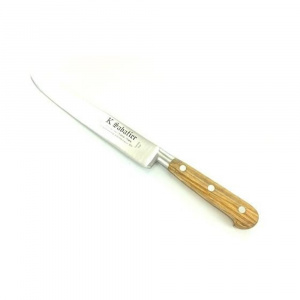 1108DEC20OL Cutit filetat, olive, lungime 20cm, maner din lemn de maslin, Sabatier Authentique - Img 1