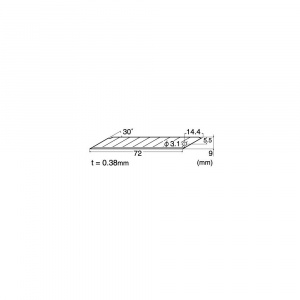BD-100 Set 5 lame cutter segmentate de tip A, varf 30°- 9mm, NT Cutter - Img 3