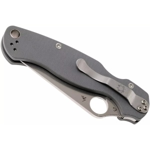Briceag Para Military™ 2 G-10 Dark Gray Maxamet, Spyderco - Img 3