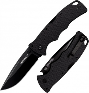 Cutit Cold Steel Verdict Spear Point AUS10A G-10 Black