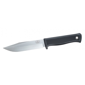 Cutit Fallkniven S1 Forest Knife Lam. VG7 Satin Finish - Lama 130 mm, Otel Laminat VG7, Maner Thermorun, Teaca Piele