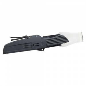 Cutit Fallkniven TH2 Taiga Hunter, lama Laminated CoS, maner Thermorun, lama 90 mm - Img 5