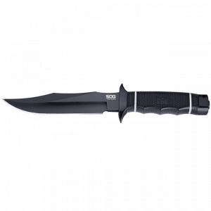Cutit neck knife SOG Instinct Mini G10 Satin, otel 5Cr15MoV, lama Drop Point 48 mm - Img 2