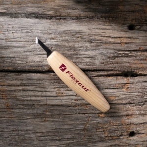 Cutit oblic pentru detalii fine de sculptura KN31, Flexcut - Img 2