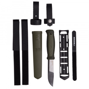 Cutit outdoor Morakniv Kansbol Multi-Mount Green, otel inoxidabil 12C27, compatibil amnar, sistem de prindere MOLLE Multi-Mount - Img 3