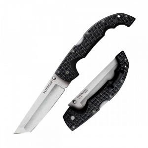 Cutit pliabil Cold Steel Voyager XL Tanto AUS10A Plain Edge / Serrated Edge