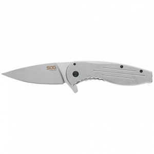 Cutit pliabil SOG Aegis FLK 14-41-02-42, lama Drop Point Cryo D2, Frame Lock, maner G10, EDC Outdoor Folder