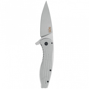 Cutit pliabil SOG Aegis FLK 14-41-02-42, lama Drop Point Cryo D2, Frame Lock, maner G10, EDC Outdoor Folder - Img 11