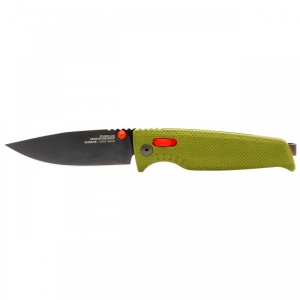 Cutit pliabil SOG Altair XR Field Green 12-79-03-57, lama Drop Point 154CM Satin, XR Lock, Thumb Stud, maner GRN Field Green, EDC Ultralight - Img 4