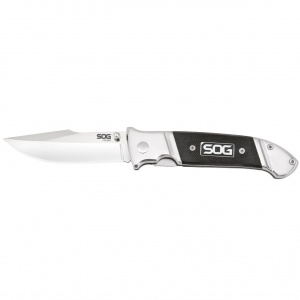 Cutit pliabil SOG Fielder G10 FF38-CP, lama Clip Point 7Cr17, Liner Lock, maner G10, EDC Outdoor Folde