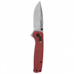 Cutit pliabil SOG Terminus XR G10 Crimson, lama D2, XR Lock, maner G10 rosu, Flipper EDC - Img 6